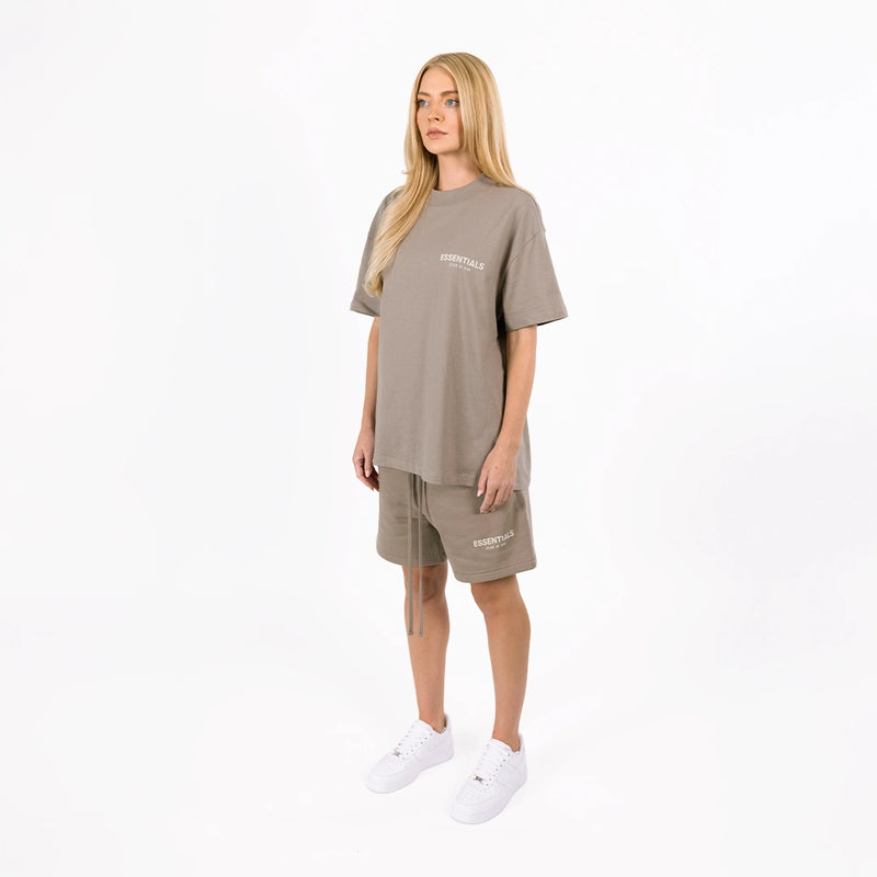 Fear of God Essentials Desert Taupe - Summerset (T-Shirt & Short)
