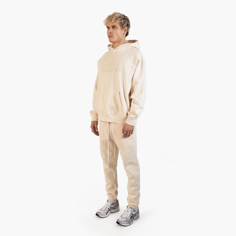 Fear Of God Essentials Hoodie Egg Shell