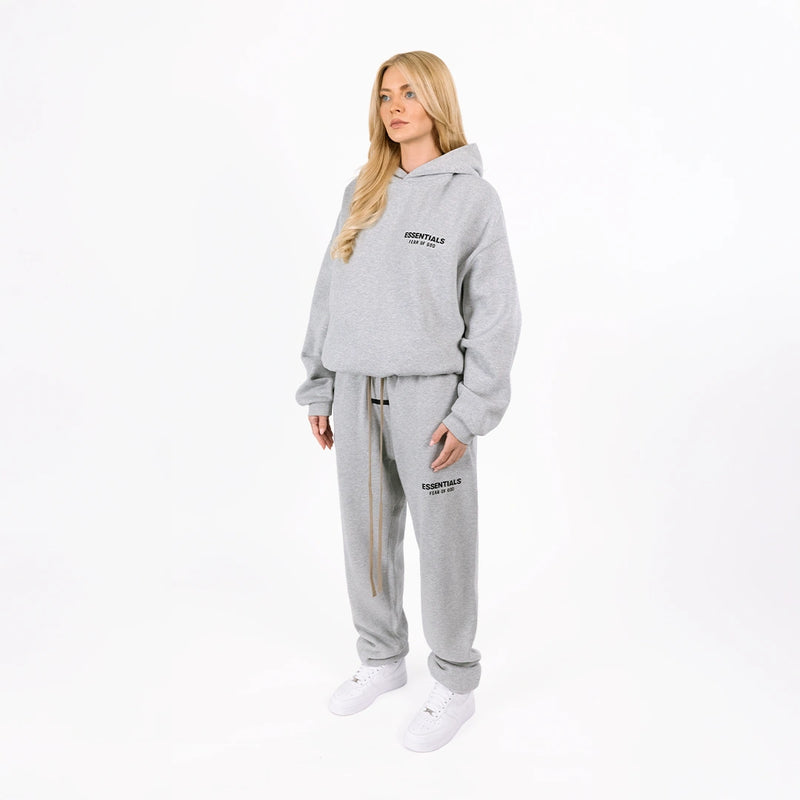 Fear of God Essentials Fleece Light Heather Gray - Set