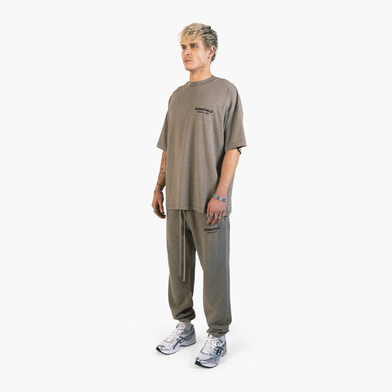 Fear Of God Essentials Classic Short Sleeve Tee Homestead Heather