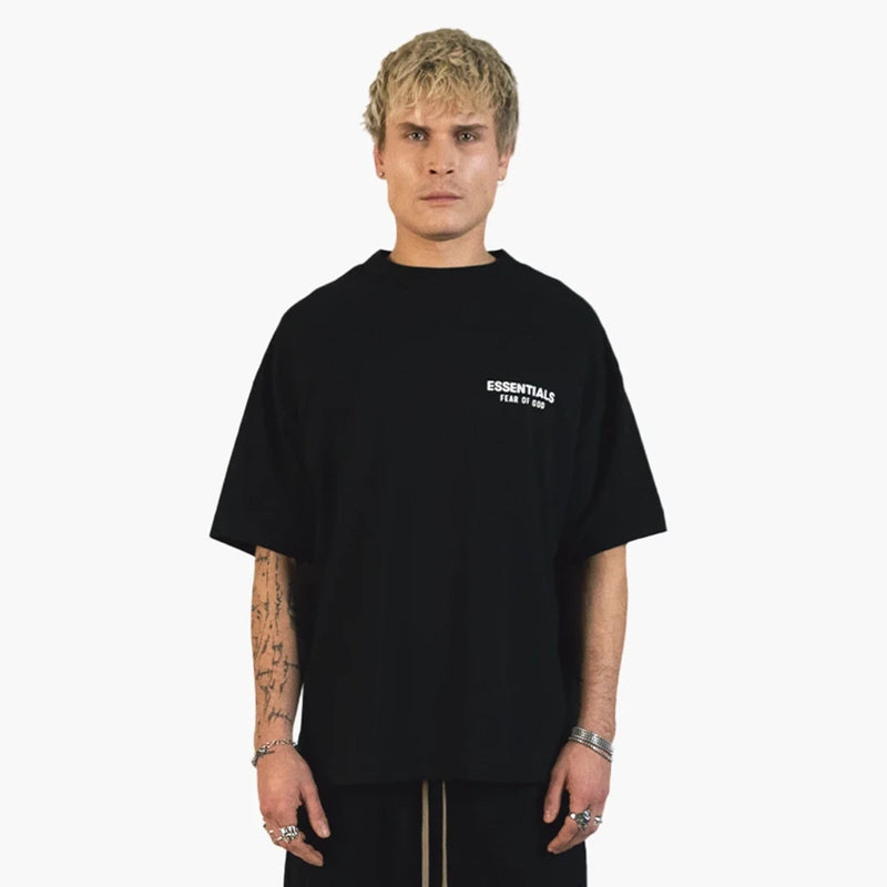 Fear Of God Essentials Classic Short Sleeve Tee Jet Black