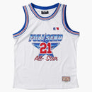 Plně pošlete všechny hvězdy basketbalové dres bílé