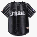 Full Invia Bronx Baseball Jersey Black