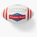 Full Send Happy Dad Mini Football White/Red/Blue