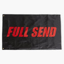 Full Send Logo Flag Black/Red