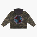 Full Send Motorworks z kapturem z masoją kurtka lasu lasu