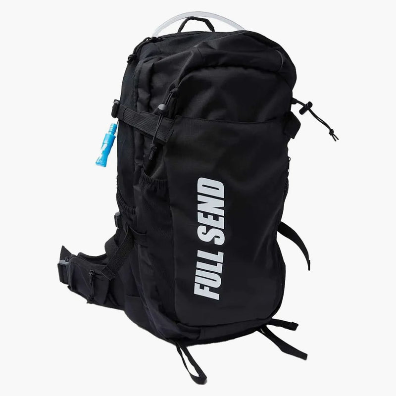 Úplný pošlete batoh venku černé