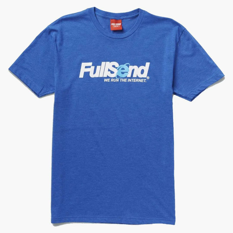 Full Send Run The Internet Tee Royal