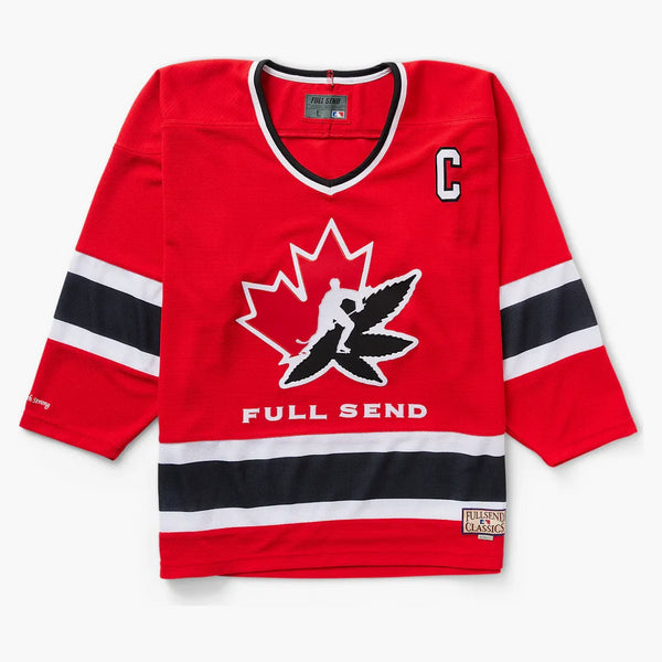 Full Send Team Canada Hockey Jersey Red