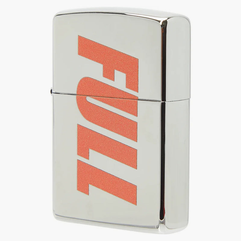 Full Send Zippo Lighter Silver