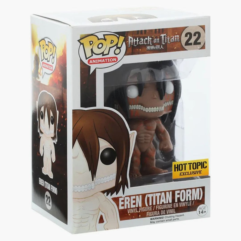 Funko Pop! Animation Attack On Titan Eren (titan Form) Hot Topic Exclusive Figure