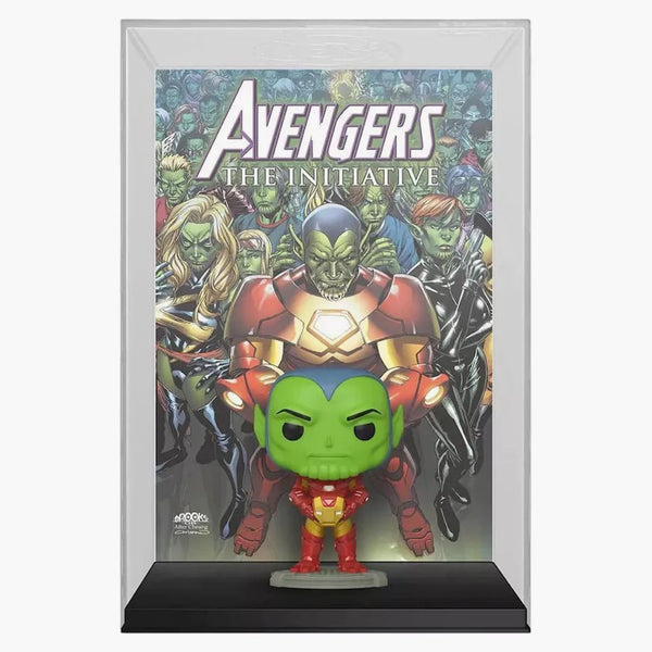 Funko Pop! Comic Covers Marvel Skrull As Iron Man 2023 Wondrous Convention Exclusive Figure #16