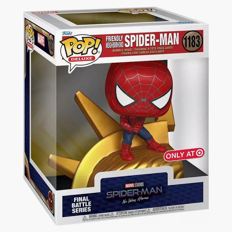 Funko Pop! Deluxe Marvel Studios Spider-man No Way Home Friendly Neighborhood Spider-man Target Exclusive Figure