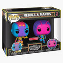 Funko Pop! Marvel Studios Guardians Of The Galaxy Volume 3 Blacklight Nebula & Mantis Target Exclusive Figure 2-pack