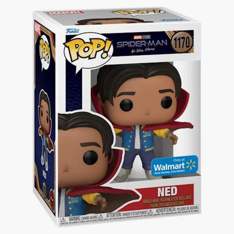 Funko Pop! Marvel Studios Spider-man No Way Home Ned Walmart Exclusive Figure