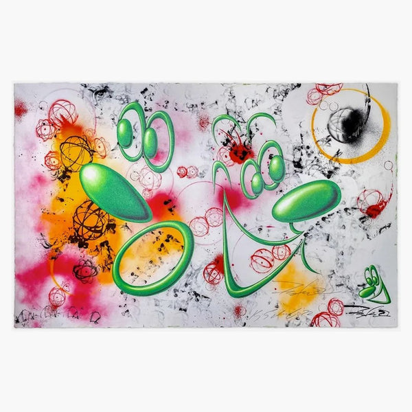 Futura Laboratories 2000 x Kenny Scharf „Kenny and Lenny” (podpisany, wydanie 100)