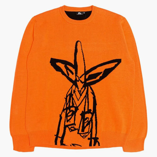 Futura Laboratories Pointman Knit Sweter Orange