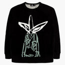 Futura Laboratories Pointman Split Panel French Terry Crew Black