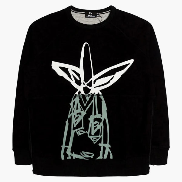Futura Laboratories Pointman podzielony panel francuska Terry Crew Black
