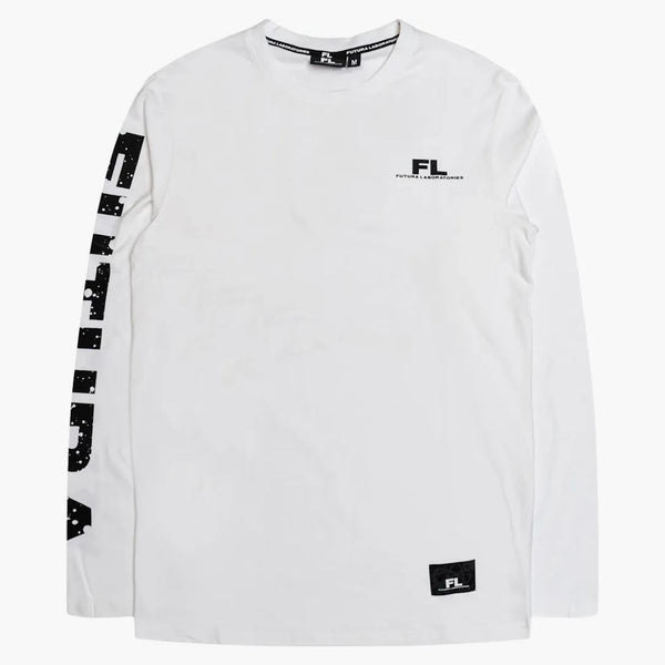 Futura Laboratories Splatter L/S Tea White White