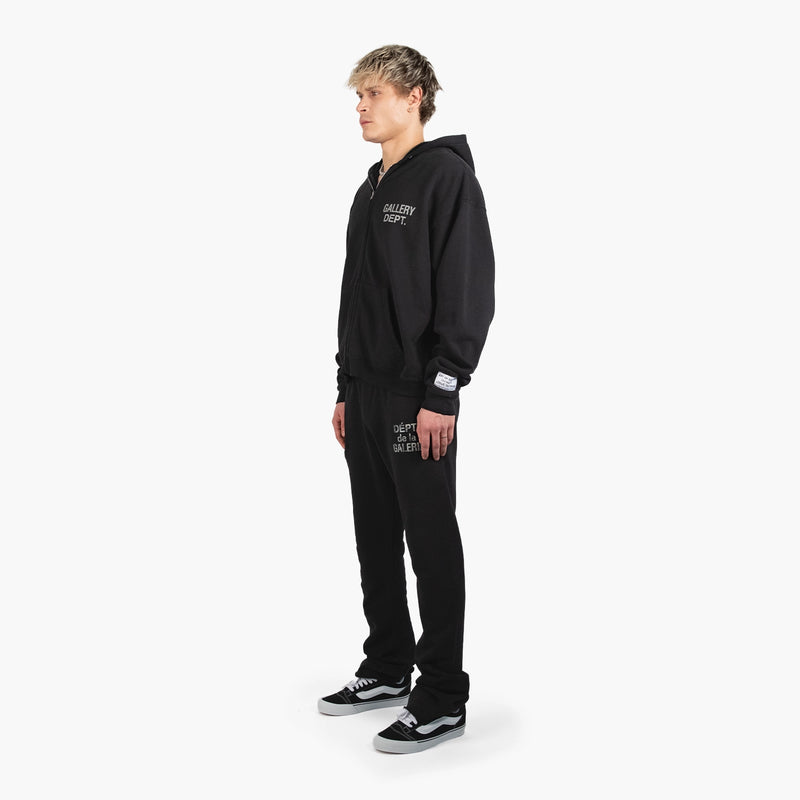 Gallery Dept. 90s Full Zip Hoodie Black
