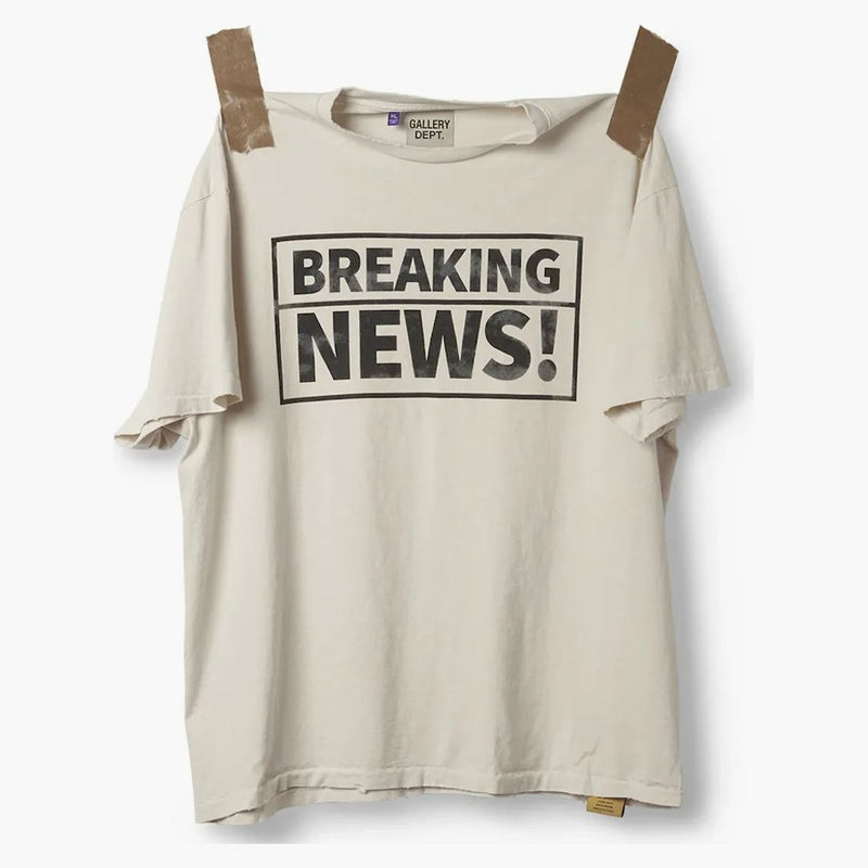 Gallery Dept. Breaking News Tee Archival White
