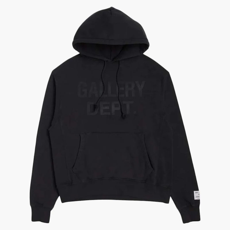 Gallery Dept. Center Logo Hoodie Black
