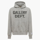 Gallery Dept. Center Logo Hoodie Heather Grey/black