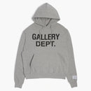 Gallery Dept. Centered Logo Hoodie Heather Grey/black