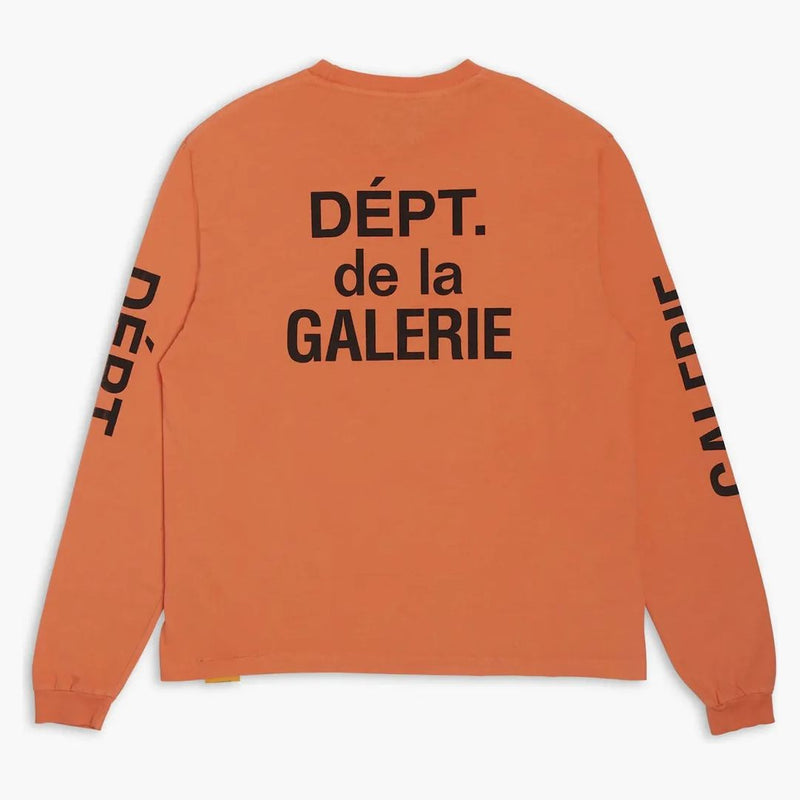Gallery Dept. French Collector L/s T-shirt Orange/black