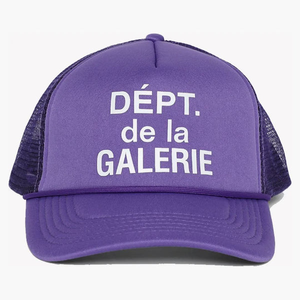 Gallery Dept. French Logo Trucker Hat Flo Purple