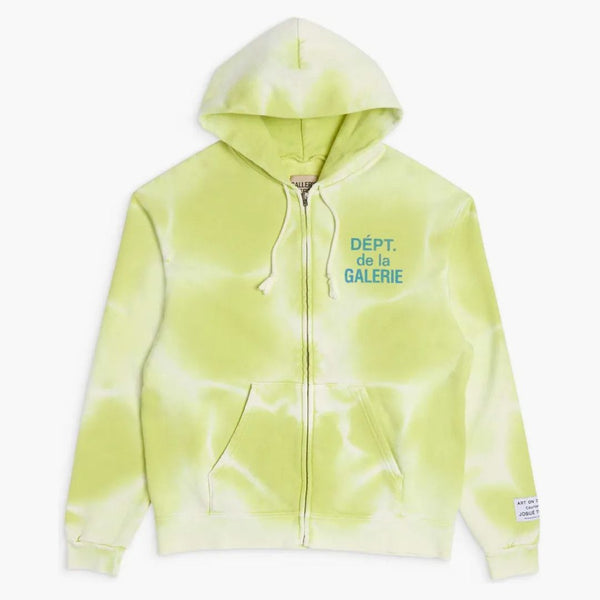 Gallery Dept. French Zip Hoodie Lime Green