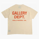 Gallery Dept. Souvenir T-shirt Cream/orange