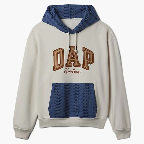 GAP X DAP Colorblock Logo Hoodie Carls Stone