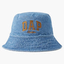 Gap x DAP Odwracalne logo Dżinsowe wiadro ma lekkie indygo