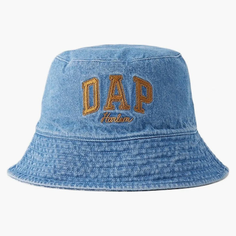 Gap X Dap Reversible Logo Denim Bucket Hat Light Indigo