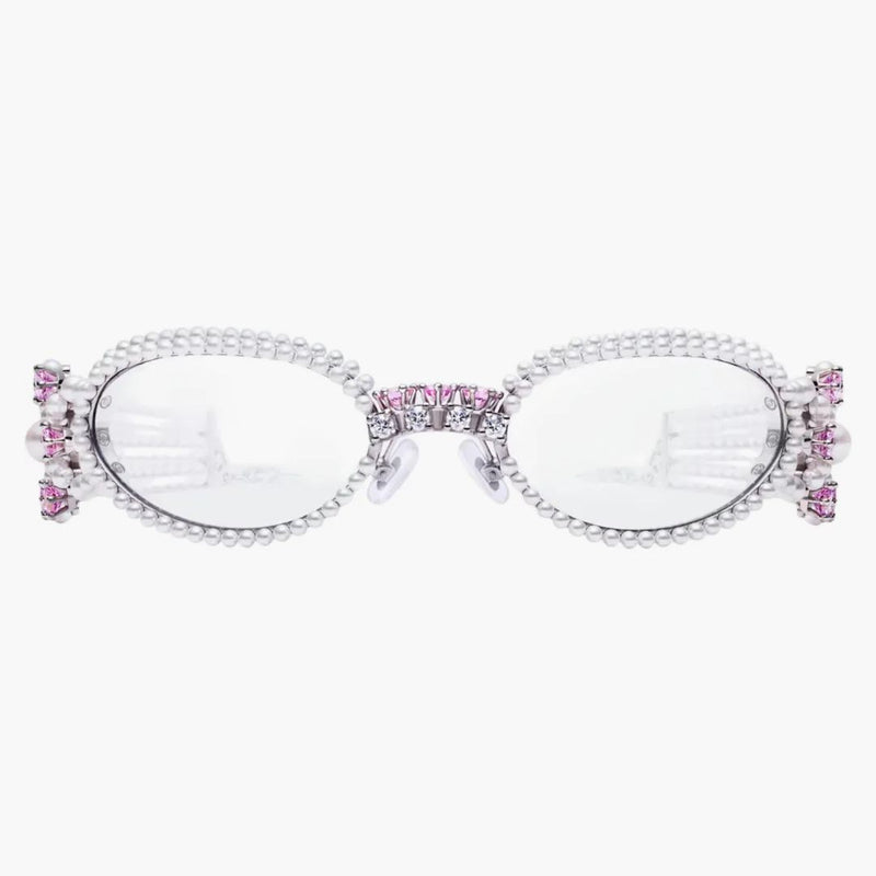 Monster Gentle Monster Bijou de 02 occhiali da sole Silver/Clear