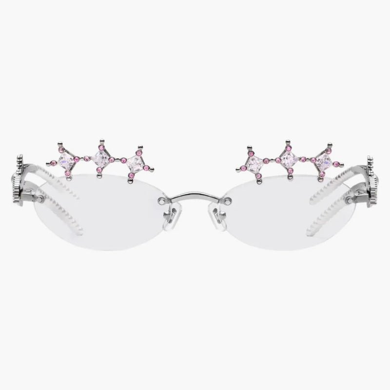 Monster Monster Briolette 02 occhiali da sole Silver/Clear