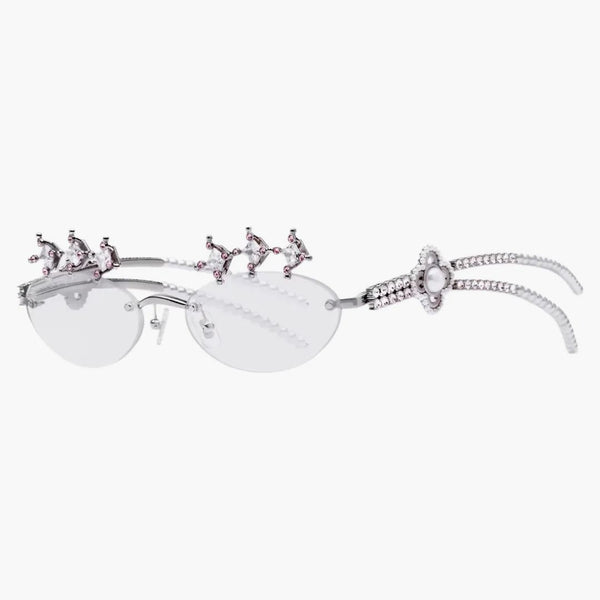 Milt Monster Briolette 02 Solglasögon Silver/Clear
