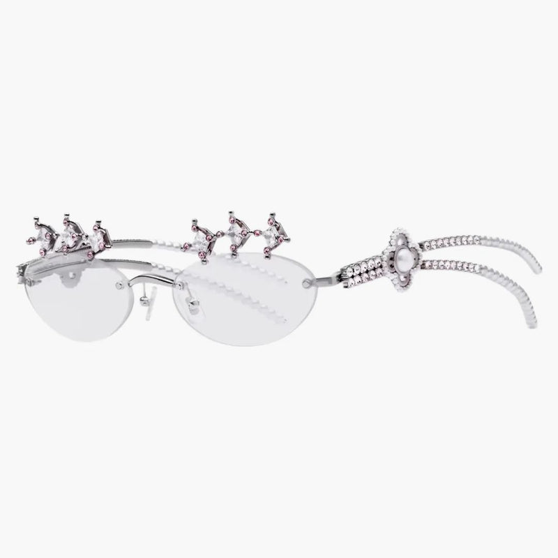 Monster Monster Briolette 02 occhiali da sole Silver/Clear