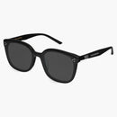 Gentle Monster por 01 Gafas de sol cuadradas negras/negras (BY01)