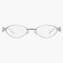 Gentle Monster Carat 02 Sunglasses Silver/Clear