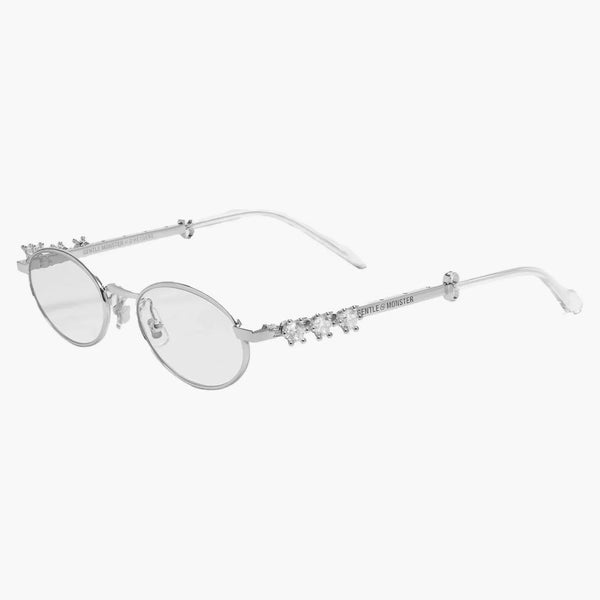 Milt Monster Dõheygere Oval Eglaslasses Silver 02