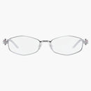 Gentle Monster Gleam 02 Sunglasses Silver/Clear