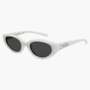 Gentle Monster Jennie Fish Tail Sunglasses White/Gray (W2)