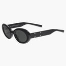 Gentle Monster Maison Margiela Oval Sunglasses Black MM005 01