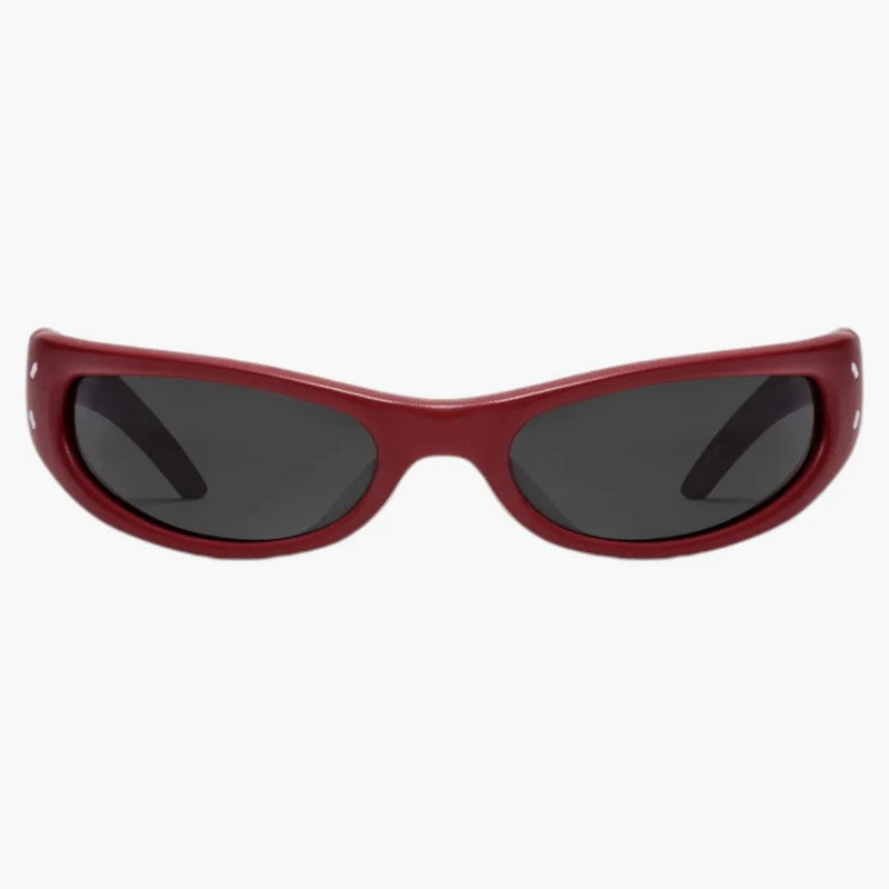 Monster Gentle Monster Maison Margiela Occhiali da sole Red Grey (MM203 Leather LR1)