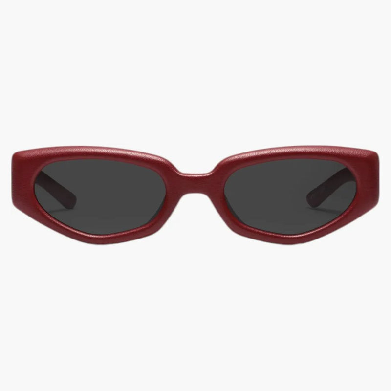 Monster Gentle Monster Maison Margiela Occhiali da sole Red Grey (MM205 Leather LR1)