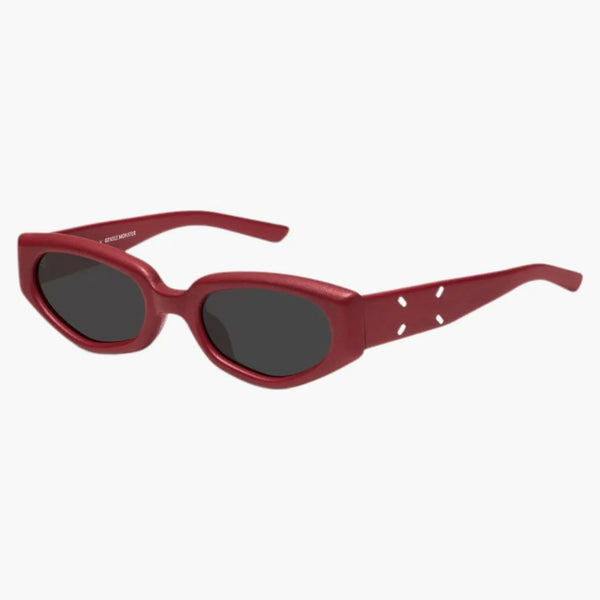 Gentle Monster Maison Margiela Solglasögon Red Grey (MM205 Leather LR1)