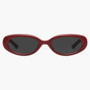 Gentle Monster Maison Margiela Sunglasses Red Gray (MM206 Leather LR1)